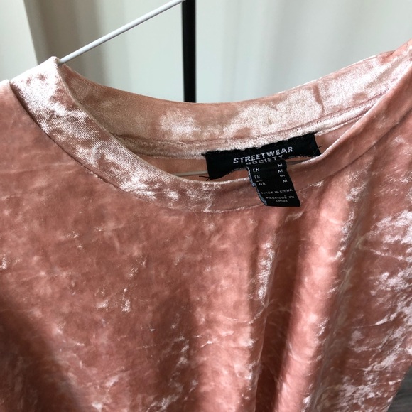 Velvet oversized tshirt - Picture 2 of 2